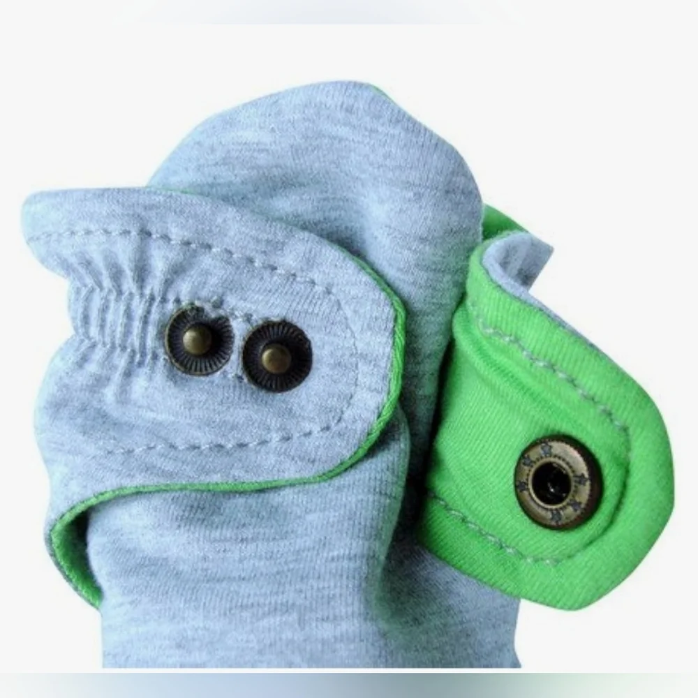 🍎 Nwt Trimfit Brand Cotton Baby Booties Infant 1-Pack Booties w Clasp,  Socks